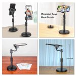 1 Feet Long Height Adjustable Portable Tripod Stand