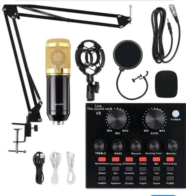 BM800 Condenser Microphone Full Studio Package