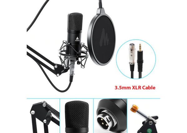 Maono AU-A03 Professional Condenser Studio Microphone Kit